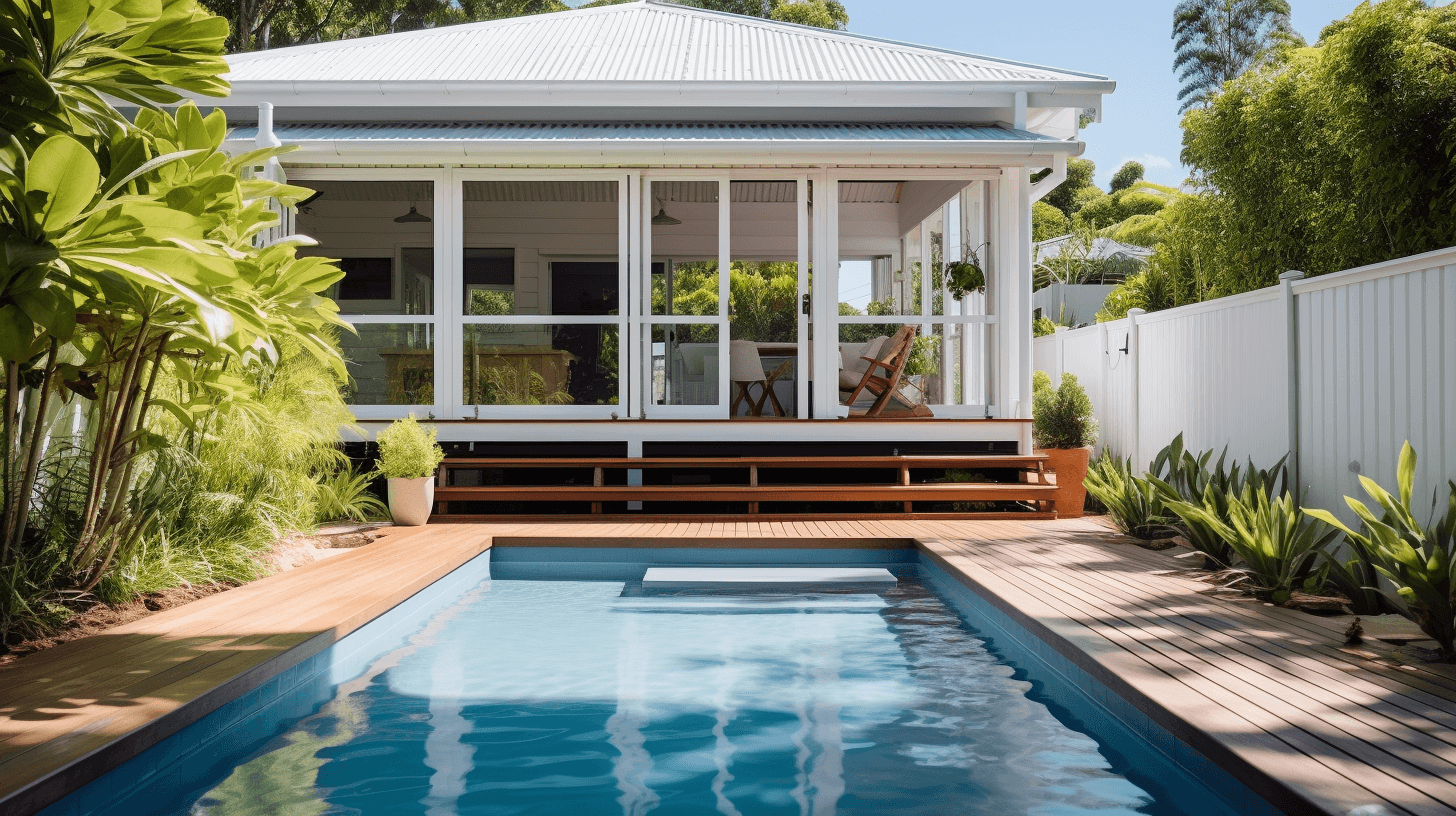 Adella Pools Bayside Brisbane 12, Small classic concrete pools